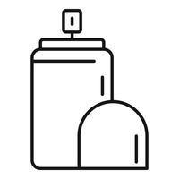 Pflege-Deodorant-Symbol, Umrissstil vektor