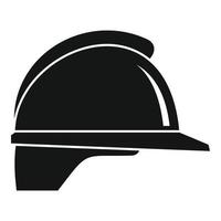 Bauhelm-Symbol, einfacher Stil vektor