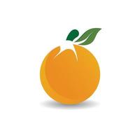 orange logotyp ikon vektor illustration