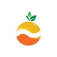 orange logotyp ikon vektor illustration