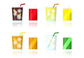 Fizz Drinks Flavors Vector