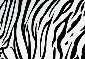White Tiger Stripe Pattern Vector