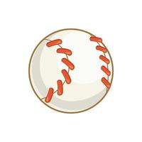 baseboll boll ikon, tecknad serie stil vektor