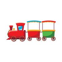 Kinder-Lokomotive-Symbol, Cartoon-Stil