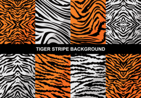 Tiger-Streifen-Hintergrund vektor