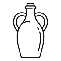 Ölkrug-Symbol, Umrissstil vektor