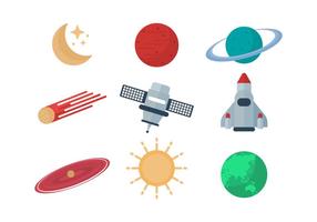 Freie Astronomie-Vektor-Icons