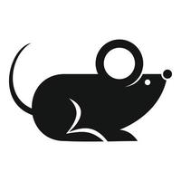 råtta ikon, enkel stil vektor