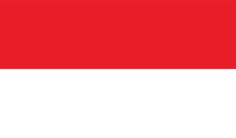 Bild der indonesischen Flagge vektor