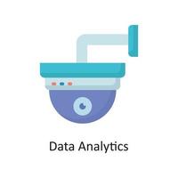 data analys vektor platt ikon design illustration. hushållning symbol på vit bakgrund eps 10 fil