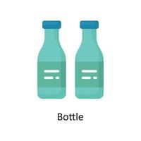 flaska vektor platt ikon design illustration. hushållning symbol på vit bakgrund eps 10 fil