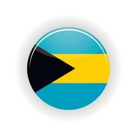 Bahamas-Symbolkreis vektor