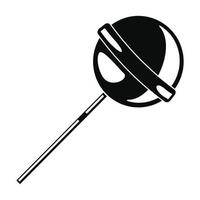 Lollipop-Symbol, einfacher Stil vektor