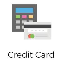 trendiga kreditkort vektor