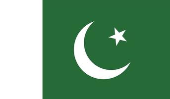 pakistan flagga bild vektor