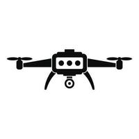 intelligentes Drohnensymbol, einfacher Stil vektor