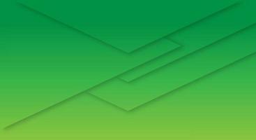 abstrakter grüner farbverlaufshintergrund geometrischer papierschnittstil für broschüren oder zielseitenvorlage vektor