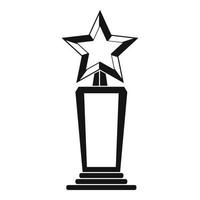 Star-Award-Icon-Vektor einfach vektor