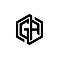 ga brev logotyp design i illustration. vektor logotyp, kalligrafi mönster för logotyp, affisch, inbjudan, etc.