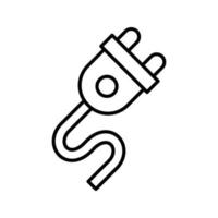 Plug-Vektor-Symbol vektor