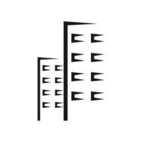 Gebäude-Logo-Vektor vektor