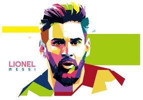 Lionel Messi Vektor WPAP