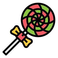Linienfarbe des Lollipop-Symbols. vektor