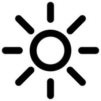 Sonnensymbol, Sommerthema vektor