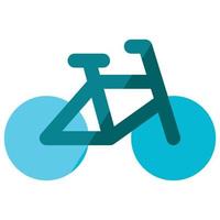 cykel ikon, sommar tema vektor