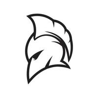 Spartan Helm Logo Bilder Illustration vektor