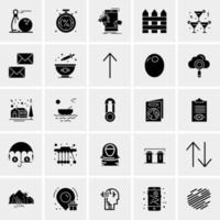 25 universelle Business-Icons Vektor kreative Icon-Illustration zur Verwendung in Web- und Mobilprojekten