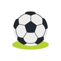 Fußball-Symbol, flacher Stil vektor