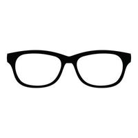 fotokromisk glasögon ikon, enkel stil. vektor