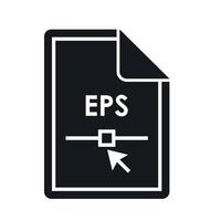 Datei-Eps-Symbol, einfacher Stil vektor