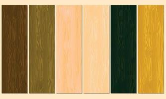 trä panel textur, golv tavla, färgglad vektor illustration