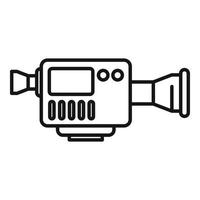 TV digital kamera ikon, översikt stil vektor