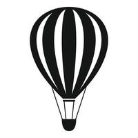 Freiheitsluftballon-Symbol, einfacher Stil vektor