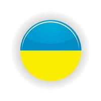 ukrainischer Symbolkreis vektor