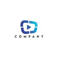 Screenplay-Logo, Creative-Media-TV-Logo vektor