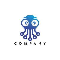 Octo-Bot-Logo, Octo-Unendlichkeit vektor