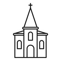 Ikone der christlichen Kirche, Umrissstil vektor