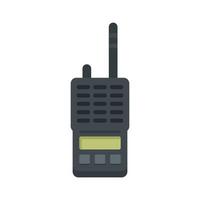 Walkie-Talkie-Symbol, flacher Stil vektor