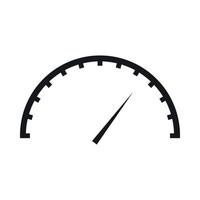 Tachometer-Symbol, einfacher Stil vektor