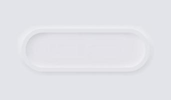 vit neumorphism mjuk ui design för webb design, Ansökan ui och Mer, tom knapp, vektor. vektor