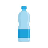Wasserflaschen-Symbol, flacher Stil vektor