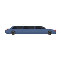 företag limousine ikon, platt stil vektor