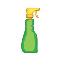 hushåll spray flaska ikon, tecknad serie stil vektor
