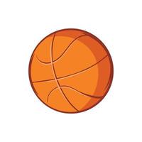 Basketball-Ball-Symbol, Cartoon-Stil vektor