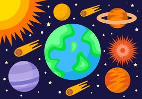 Free Space Exploration Vector