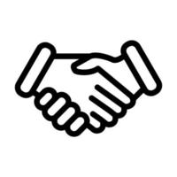 partnerskap handslag ikon design vektor